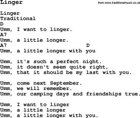 linger longer lyrics|linger girl scout song.